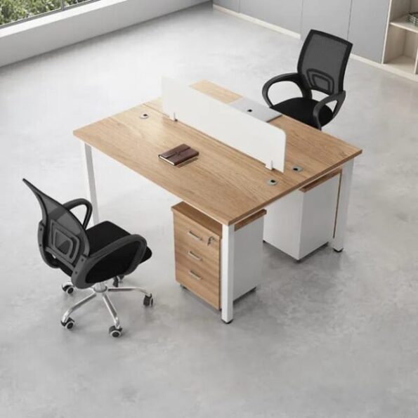 Italia 2 Way Office Workstation with Drawers