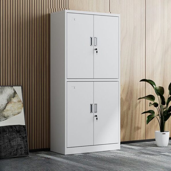 VillaRossa 4 door Metallic filing cabinet