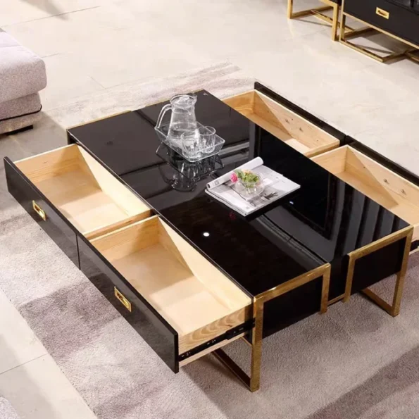 Morissa Black Modern Coffee table
