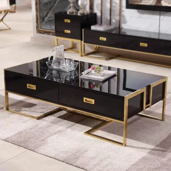 Morissa Black Modern Coffee table