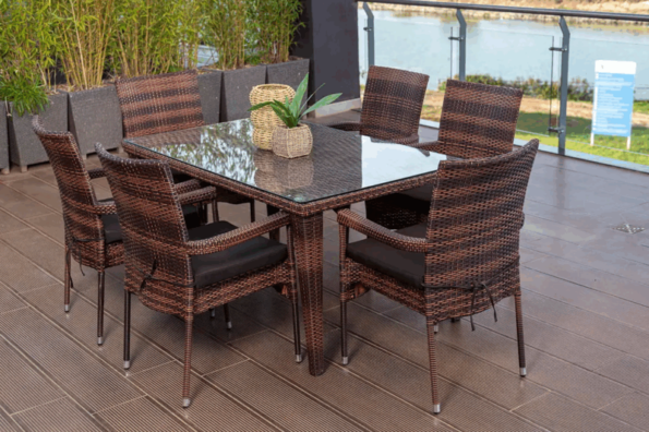 Piento 6 Seater Outdoor Dining set
