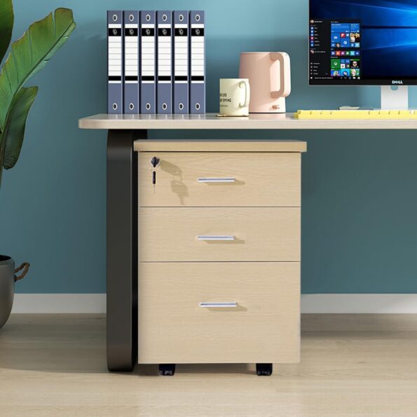 Luna 3 Drawer Mobile Pedestal