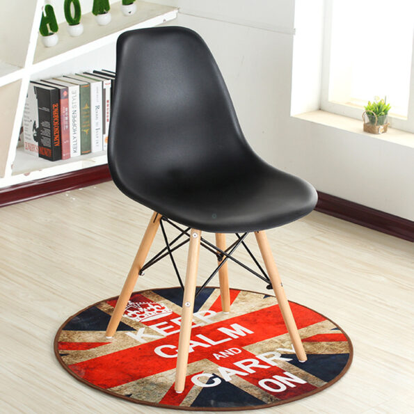 Black Bistro Plastic Chair
