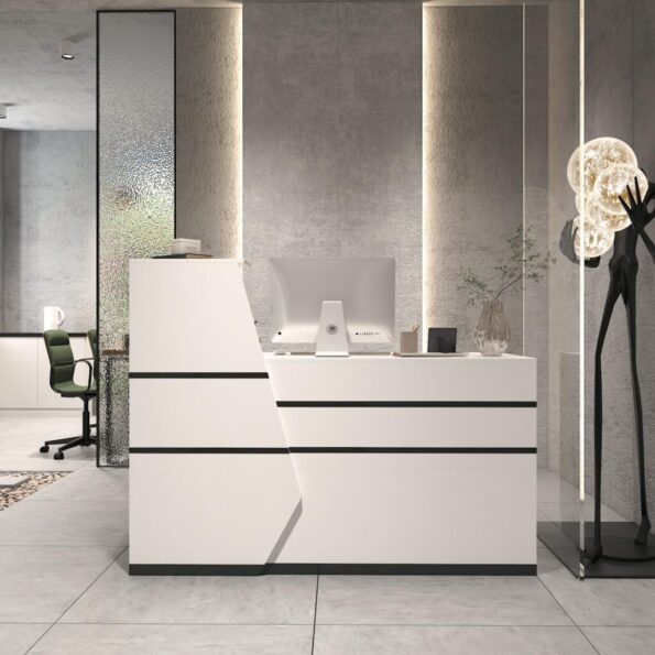 Koala Modern Rectangular Reception Counter Desk