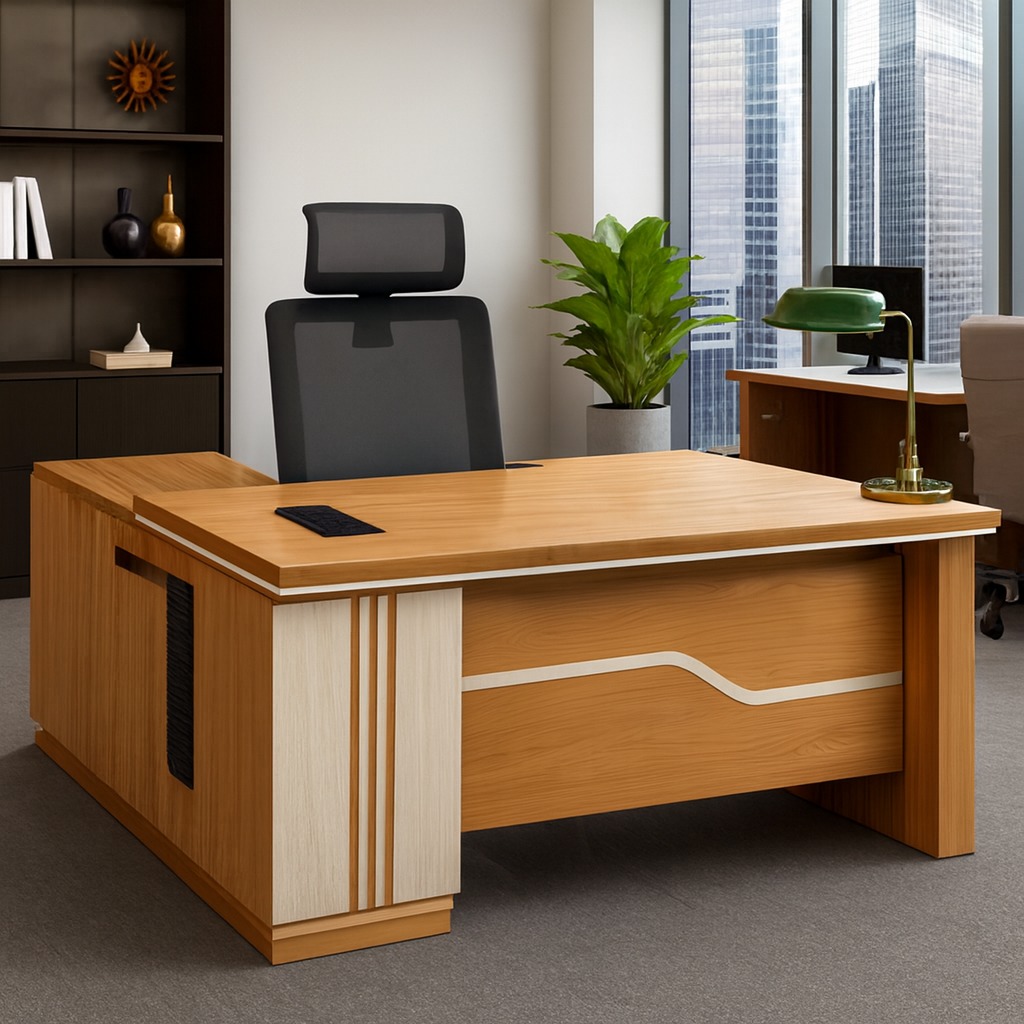 Ramona 1.8m L shaped Executive office Desk with