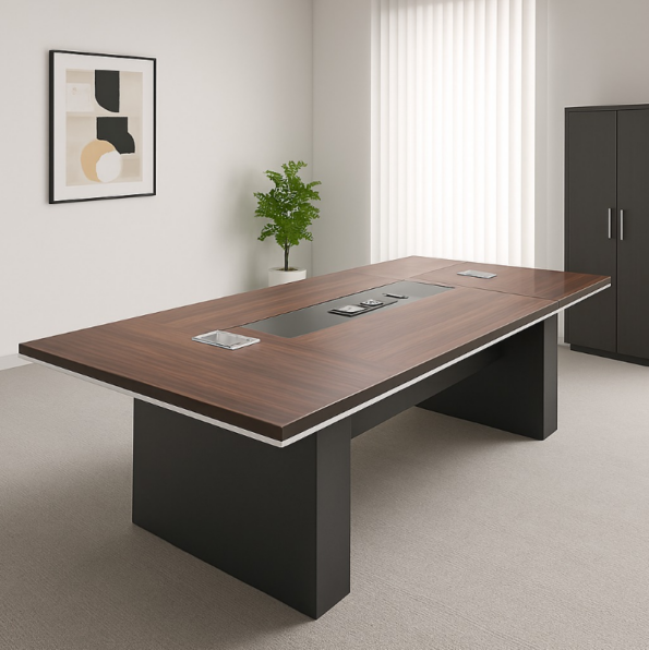 Mara 2.4m Modern Office Boardroom Table with power Socket