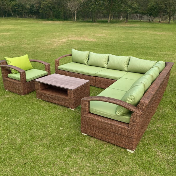 Nairobi 10 seater rattan outdoor sofa set