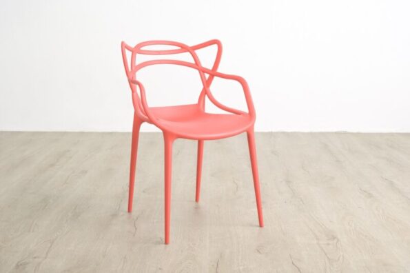 karter Lavender plastic bistro chair